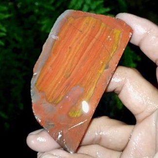 batu akik bahan pancawarna merah Garut(089)