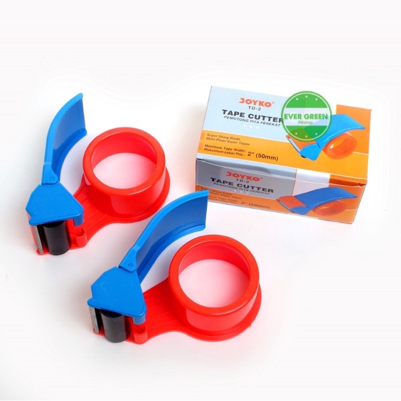 

(SATUAN) Dispenser Lakban 2” Joyko Tape Cutter 2 inch Roll Lakban Bening MURAH