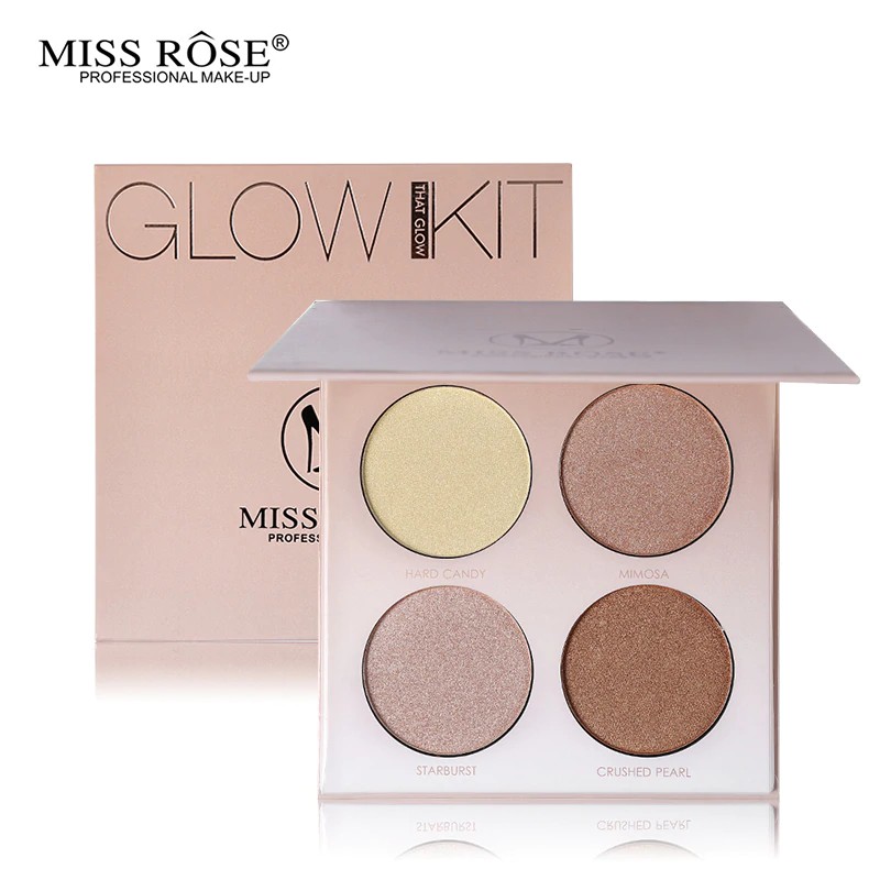 makeup kit with highlighter