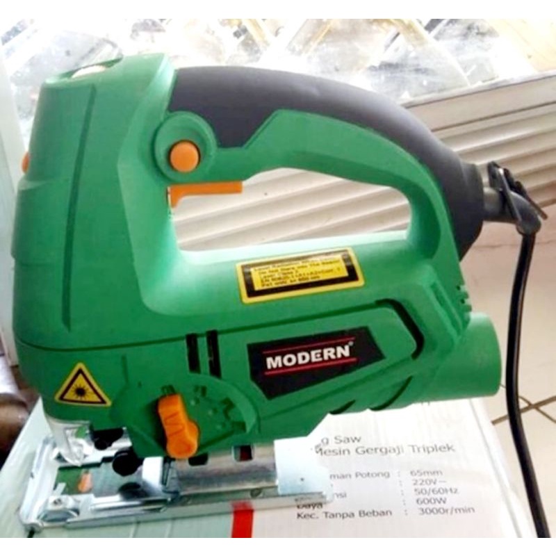 Modern M-2200L Mesin Jigsaw Laser Gergaji Triplek