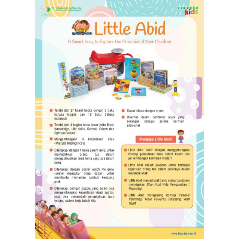 (READY) LITTLE ABID (LA) COUNTAINER, MIMH (MUHAMMAD IS MY HERO) BOARDBOOK