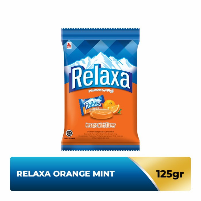 

Permen Relaxa Rasa Orange Mint Flavor 1 Pack isi 50 Pcs