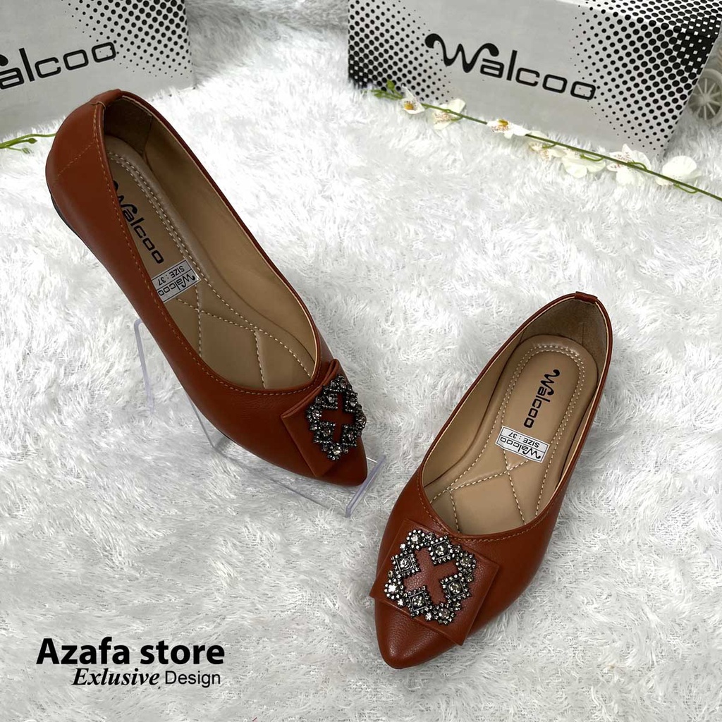 Walcoo Sepatu Flatshoes Wanita BONANO