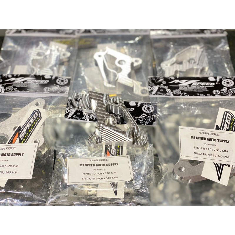 breket kaliper ninja original atau pnp kaliper rcb 2p nissin samurai 2p m1speed m1 speed disc 300 32