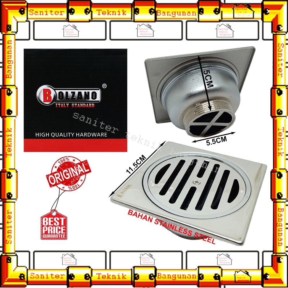 Saringan Got Kamar Mandi Stainless Floor Drain Model Toto Bolzano