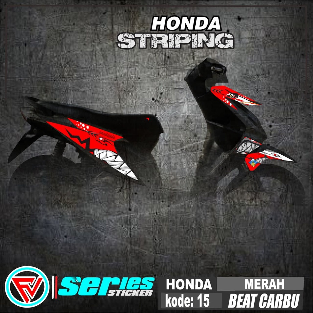 (cod) striping beat karbu 2008-2012 [15] variasi sticker skotlet list body motor