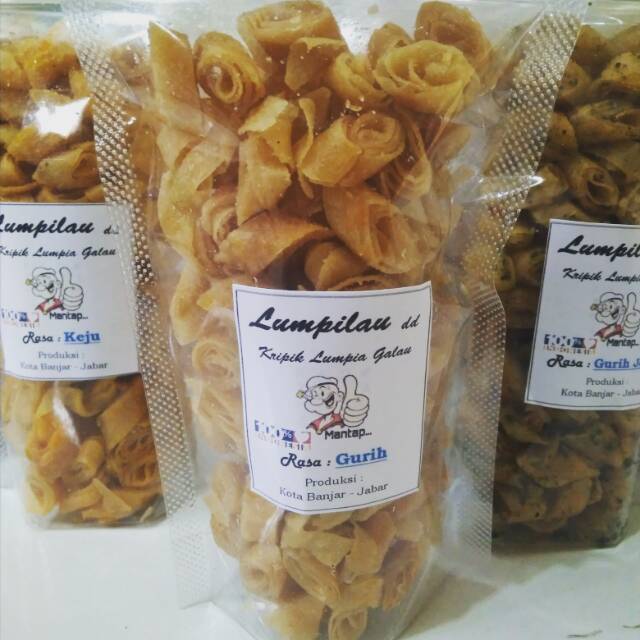 

Lumpilau / Kripik Lumpia Galau Original/Gurih