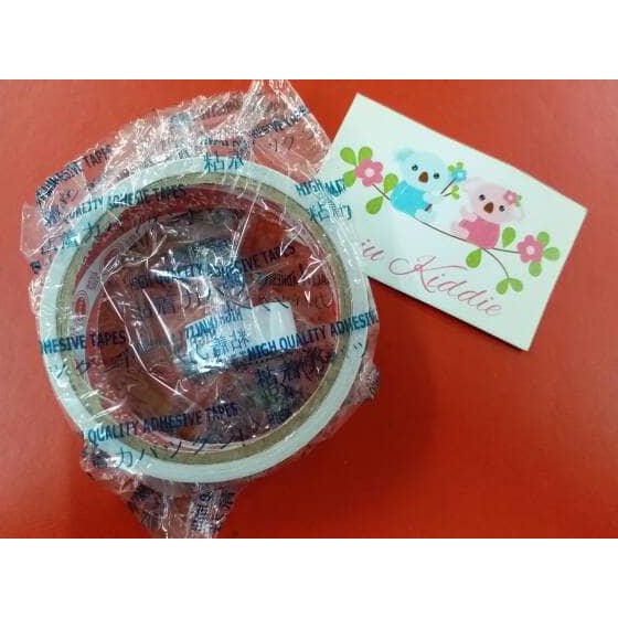 

DOUBLE TAPE 1 INCH (MJS) LAKBAN DUA SISI BUKU FOTOCOPY SELOTIP KERTAS