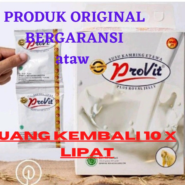 

Kesehatan - Susu Kambing Provit Suplemen Kesehatan Wajib Buat Keluarga / 50 Sct