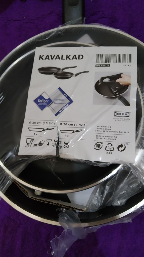 Frying Pan Set Of 2, Wajan Penggorengan, Set Isi 2 Ka515