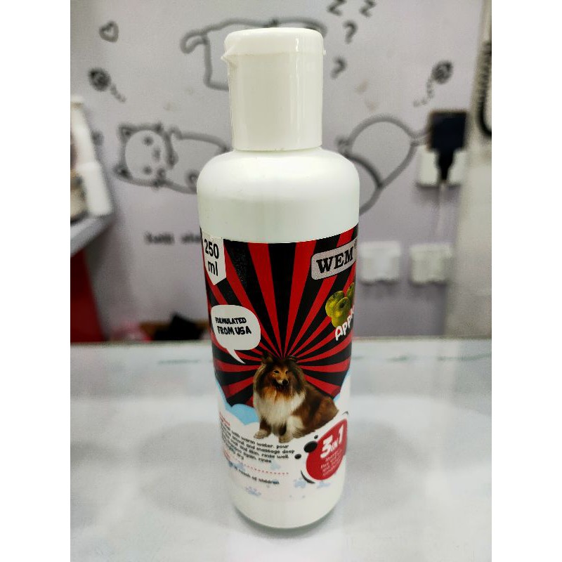 shampoo Kucing Dan Anjing Wen Cat Flea&amp;Rick 3in 1 250ml