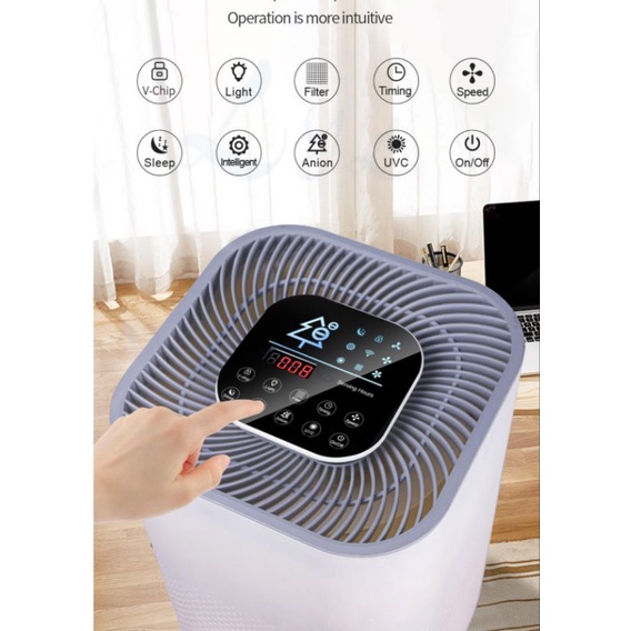 High concentration of negatif anions purify and refresh air purifier