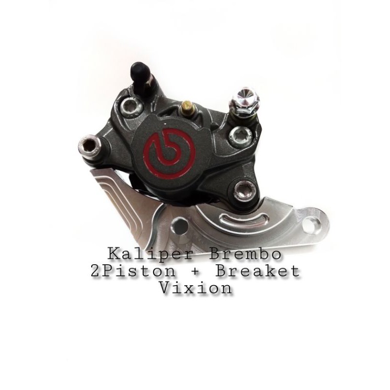 Kaliper Brembo 2 Piston Grey + Breaket Vixion