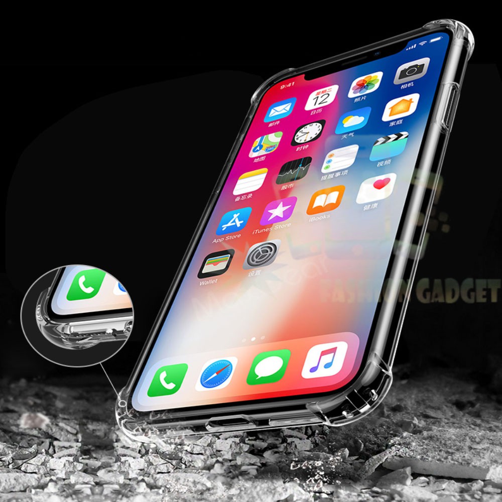 SILIKON Anticrack Case Anti Crack Casing Kesing Untuk Iphone 6 6 Plus 7 7 Plus 8 8 Plus Vivo Y71 Vivo Y51