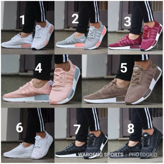 adidas nmd womens pink and grey