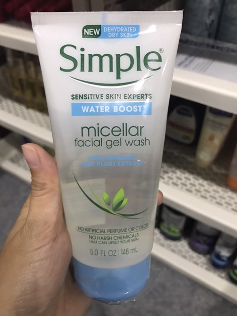 simple micellar gel wash shopee
