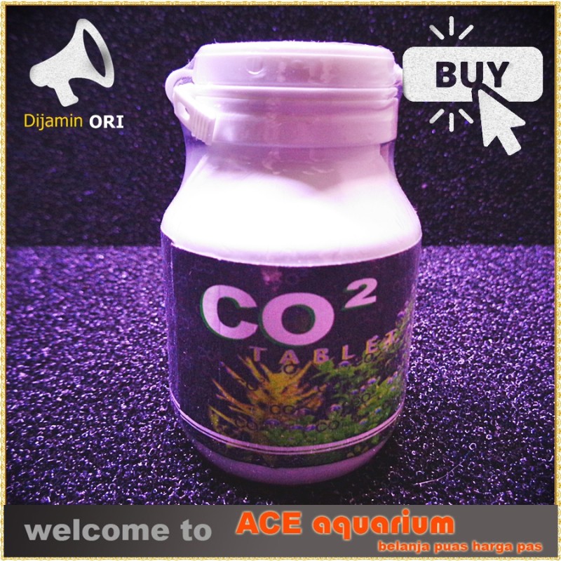 Co2 Tablet Untuk Aquascape Botol Isi 150 Pcs Shopee Indonesia