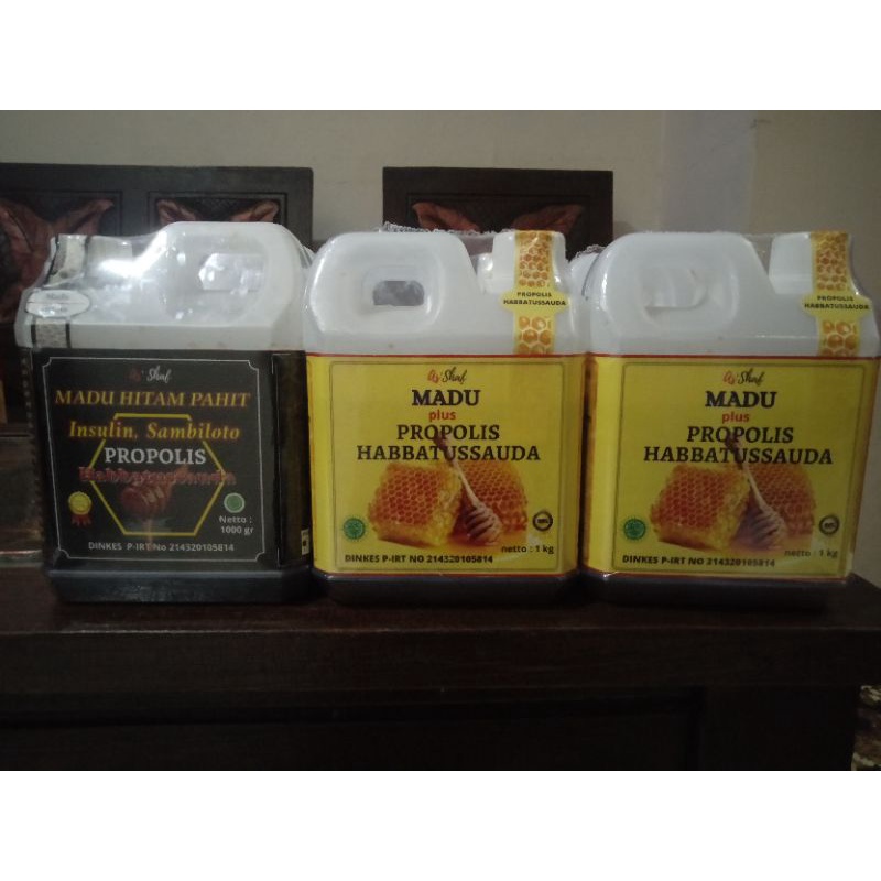 

[READY] MADU HERBAL MADU HITAM 1KG AS-SHAF PENANGKAL CORONA