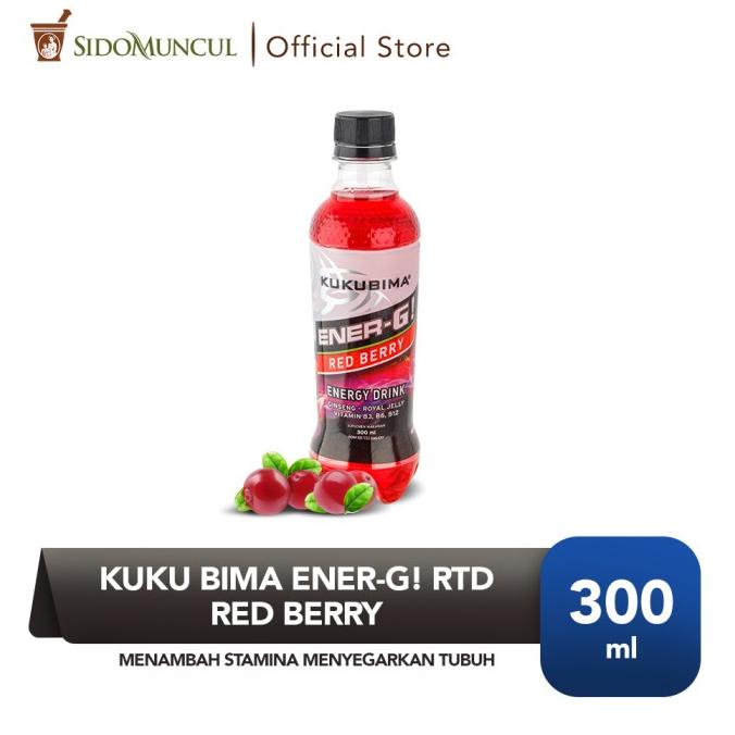 

Kuku Bima Ener-G! RTD Red Berry Menambah Stamina Menyegarkan Tubuh
