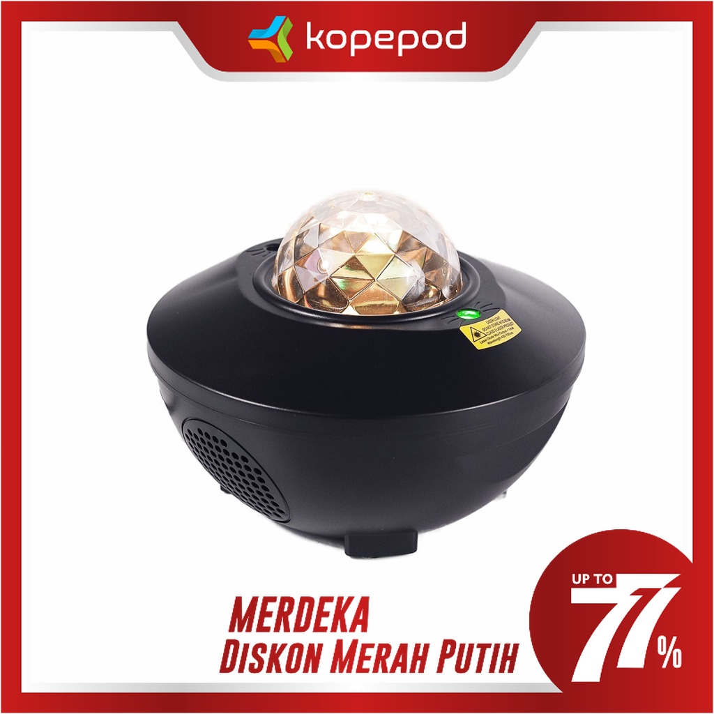 LAMPU PROYEKTOR BLUETOOTH SPEAKER LAMPU LANGIT BINTANG NEBULA LAMP