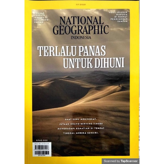 Majalah National Geographic Indonesia Juli 2021