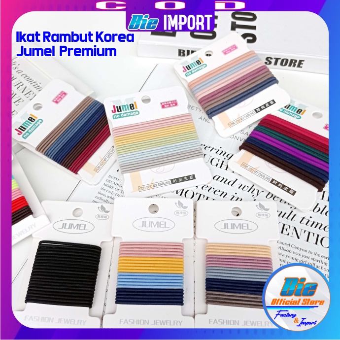 si 20 Ikat Rambut Korea Premium / Kunciran Rambut Korea Impor Best Seller