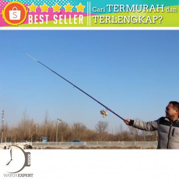 Joran Pancing Carbon Fiber Telescopic 2.4M - Zhenyi ZH07 Ungu