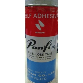 

Adhesive - Panfix 1/2 Inch 36 Yards (1 Tin = 12 Rolls) Terlaris