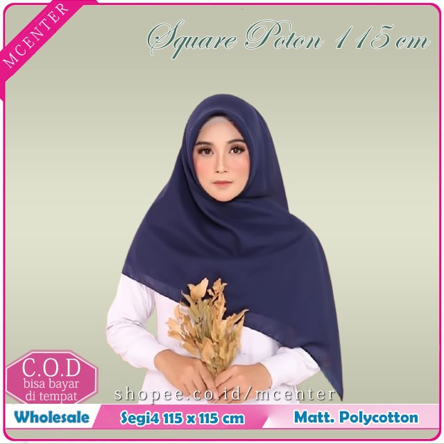 Bella Square New &quot;warna part 1&quot; || hijab segiempat Fine Chifon