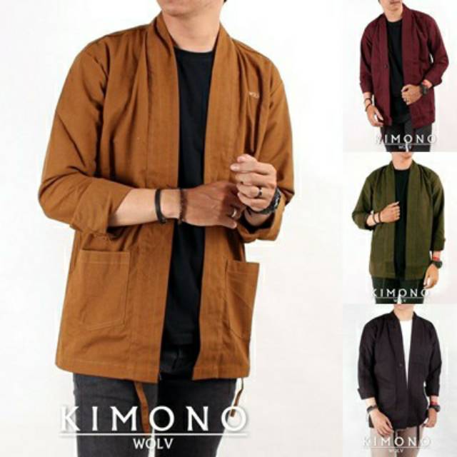 Jaket kimono pria dan wanita unisex