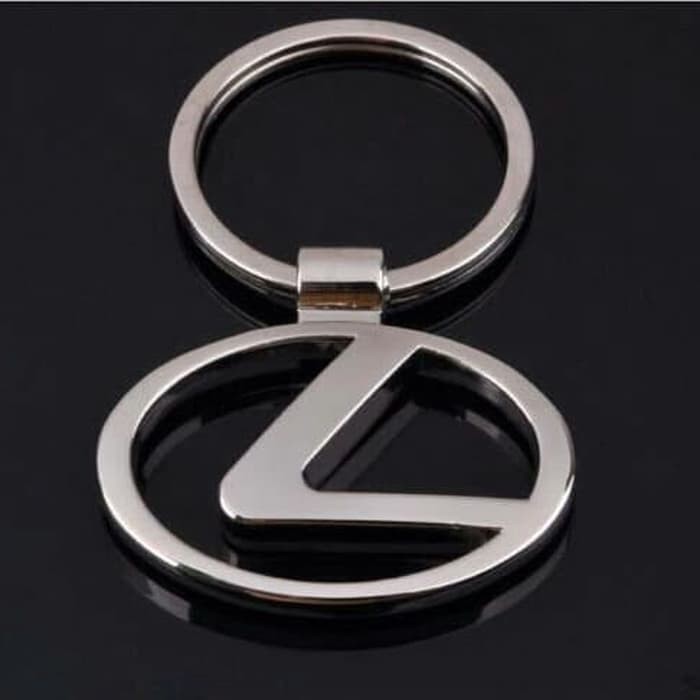 Gantungan Kunci Mobil Lexus Keychain Key Chain Emblem Logo 3D Chrom