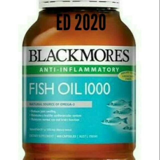 Blackmores Fish Oil 1000 Minyak Ikan 400 kapsul
