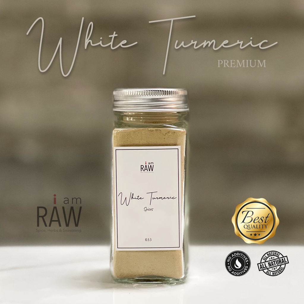 

IAM RAW KUNYIT PUTIH BUBUK 60gr | PREMIUM WHITE TURMERIC POWDER 60gr