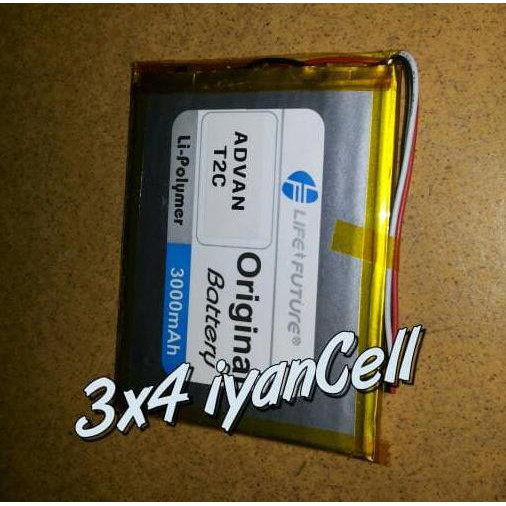 Baterai Tablet Advan T2C (3 Kabel) 3000Mah F2B4