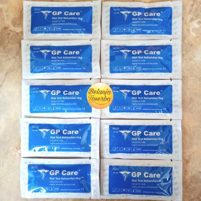 Test Kehamilan Casseete GP Care Blue / Tes HCG GP Care Hamil / Test Kehamilan