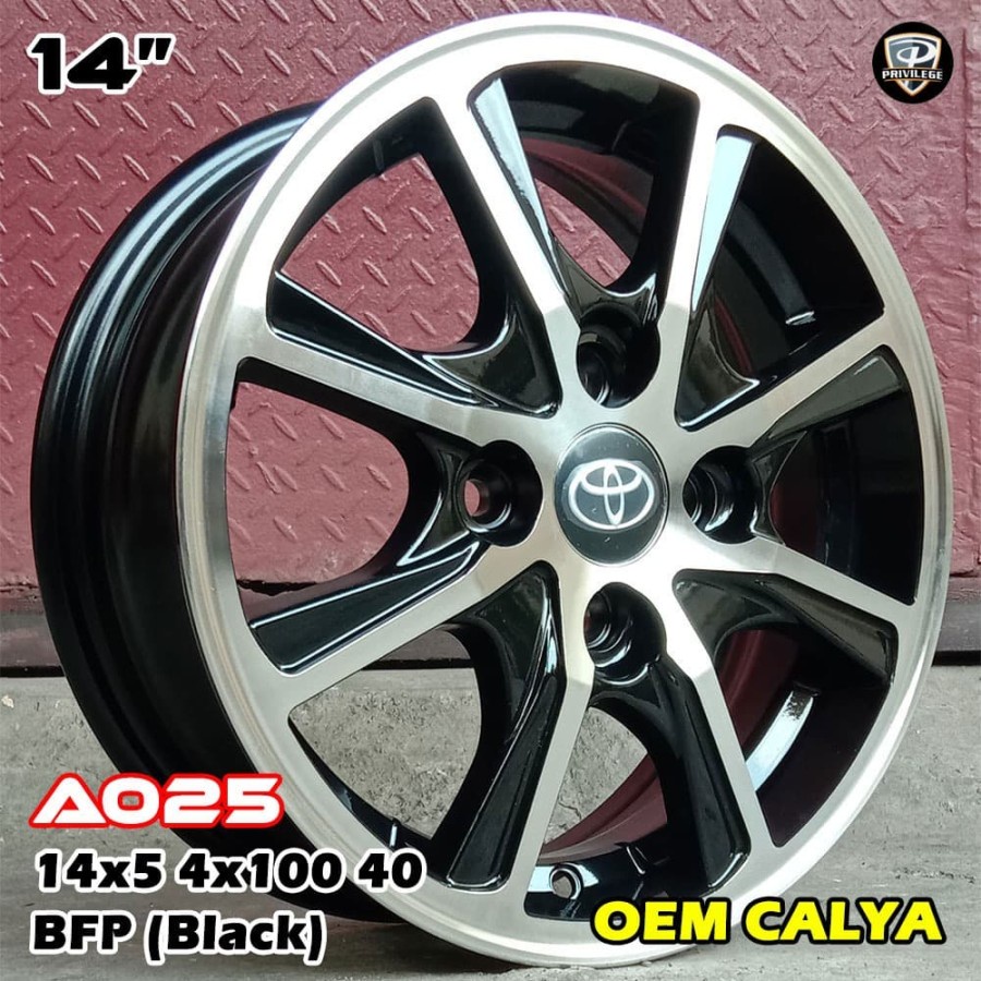 Velg Mobil Ring 14 Toyota Agya Calya Etios Yaris Corolla A025 BFP