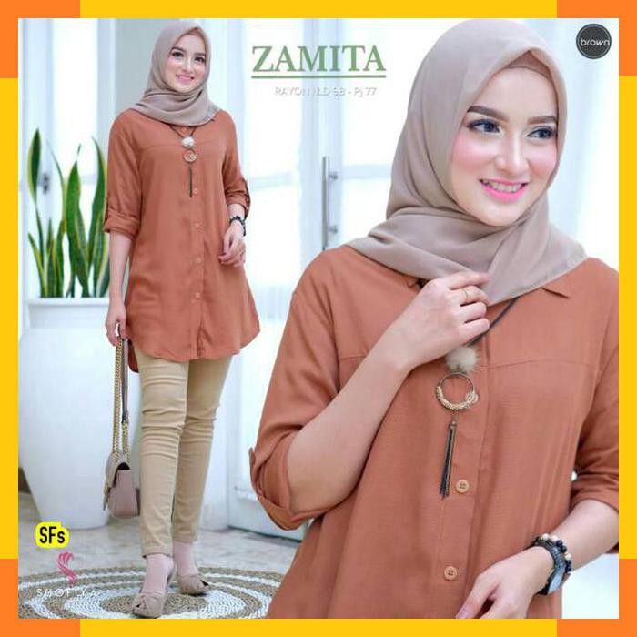 ZAMITA TUNIK BY SHOFIYA || ORI SHOFIYA