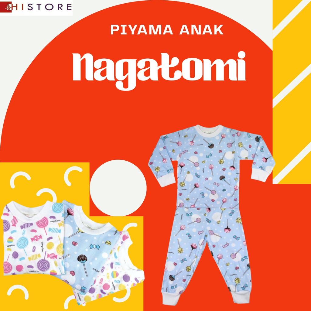 [HI]PIYAMA SLEEPING WEAR NAGATOMI BAHAN KATUN DOUBLE PREMIUM ANTI ALERGI