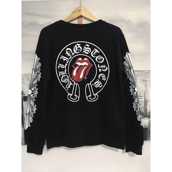 Chrome Hearts x Rolling Stone crewneck