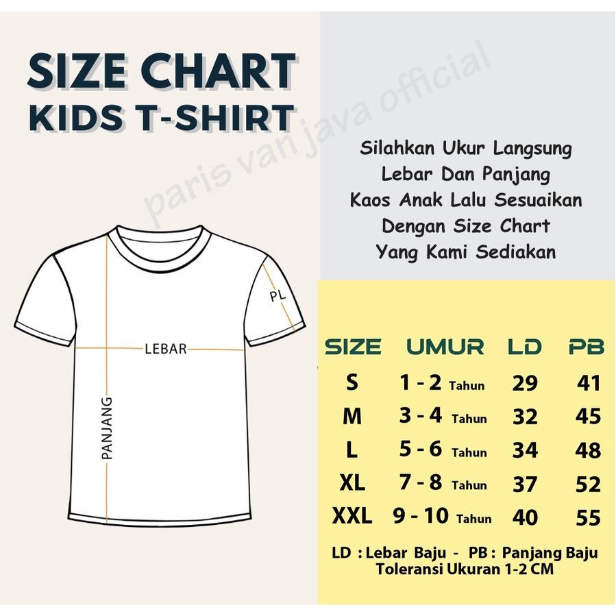 PVJ Kaos Anak Upin Ipin Laki Laki dan Perempuan Tangan Pendek