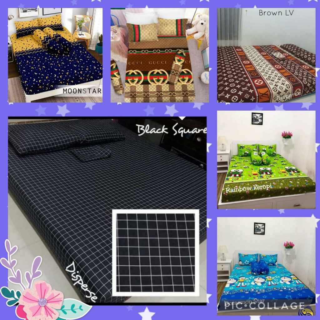 Sprei Kasur Ukuran 180x200cm Starmoon dan karakter Kartun