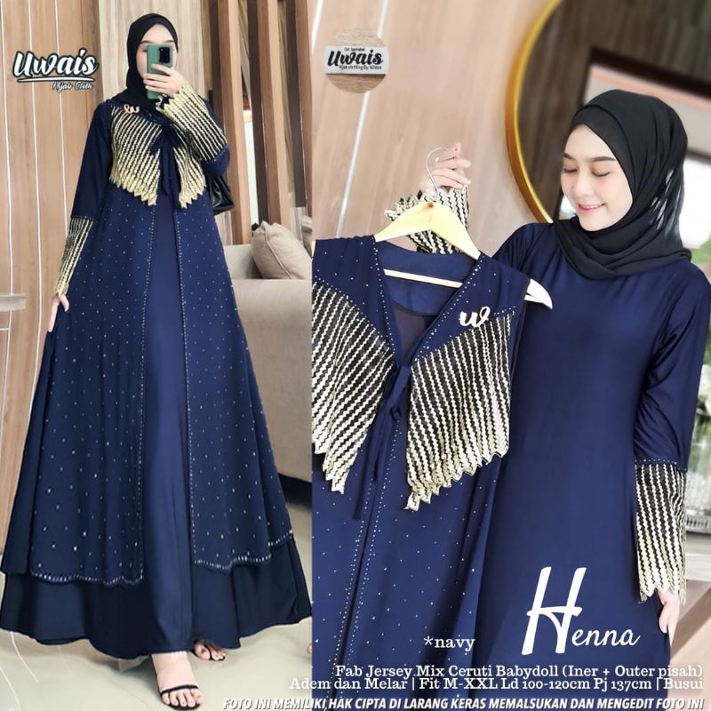 Dress Wanita Muslim Helena by Uwais