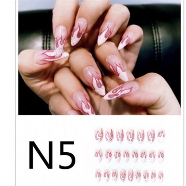 kuku palsu 24/ set free lem gel dan cair