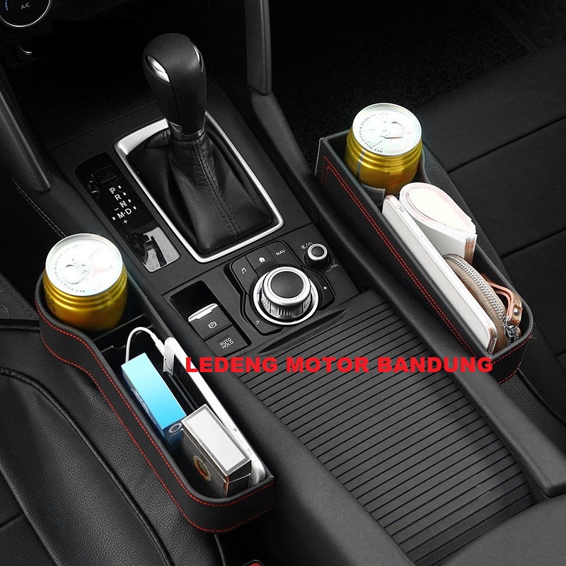 Box Organizer Selip Samping Jok Mobil Rak Car Seat Gap Storage Holder