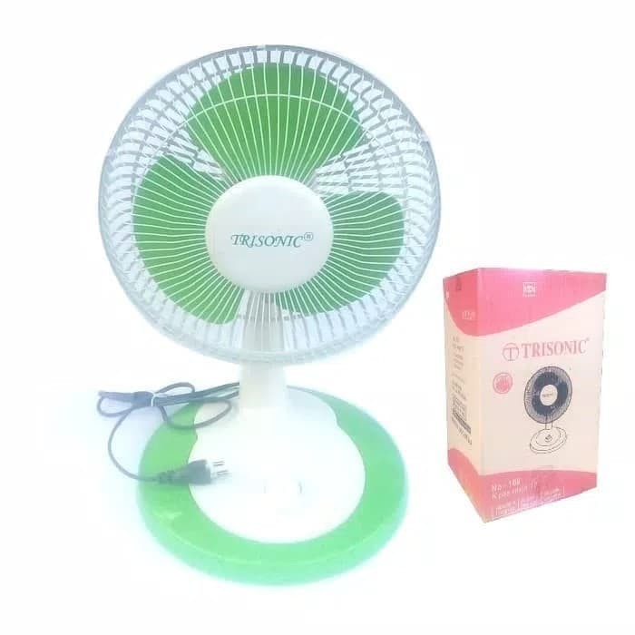 Trisonic Desk Fan Kipas Meja 12Inch. Angin Sejuk. Baru&Bergaransi