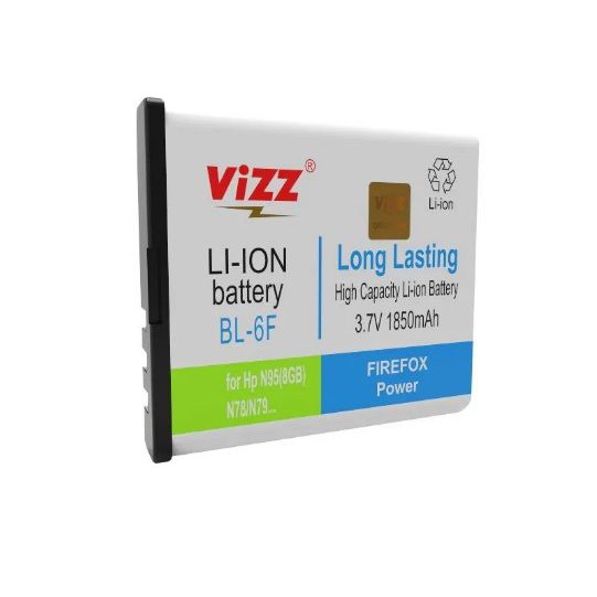 Vizz Double Power Battery Batre Baterai Vizz Nokia 6F BL-6F BL6F BL 6F N95 N78