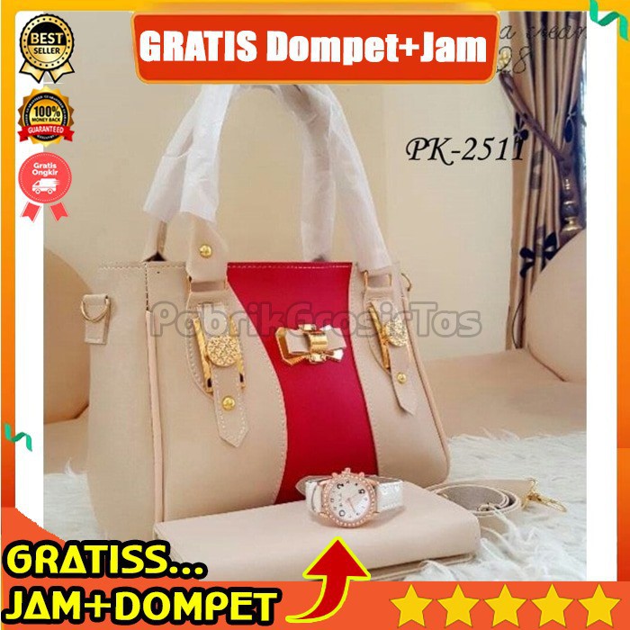 2670 TAS IMPORT WANITA FASHION KOREA GLOSSY BRANDED YSL SAC DE JOUR 26CM MORODER LEATHER HAND BAG /