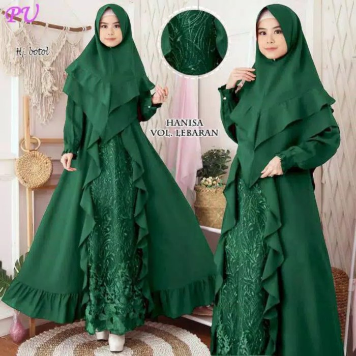 Terbaru Gamis Jumbo Haniva Syari Premium Baju Muslim Wanita Pesta Mewah Shopee Indonesia