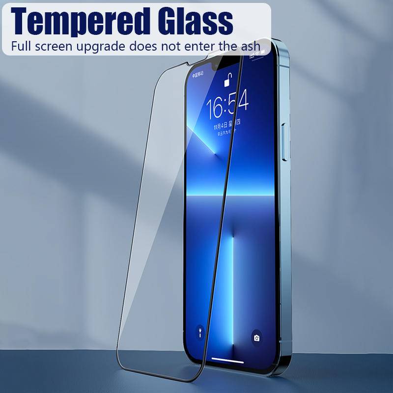 Pelindung Layar Tempered Glass HD Untuk iPhone 13 12 11 Pro MAX Mini X XS MAX XR SE 2022 2020 6 6s 7 8 Plus