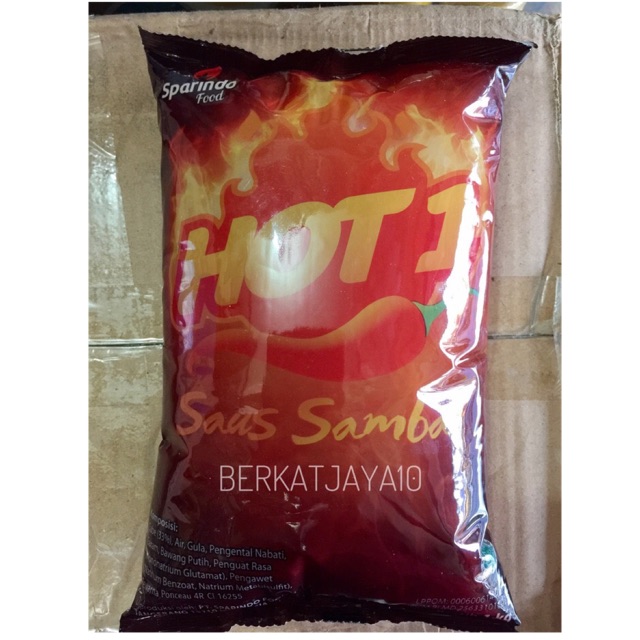 Saus Sambal Hot 1 Saos Cabe 1 kg